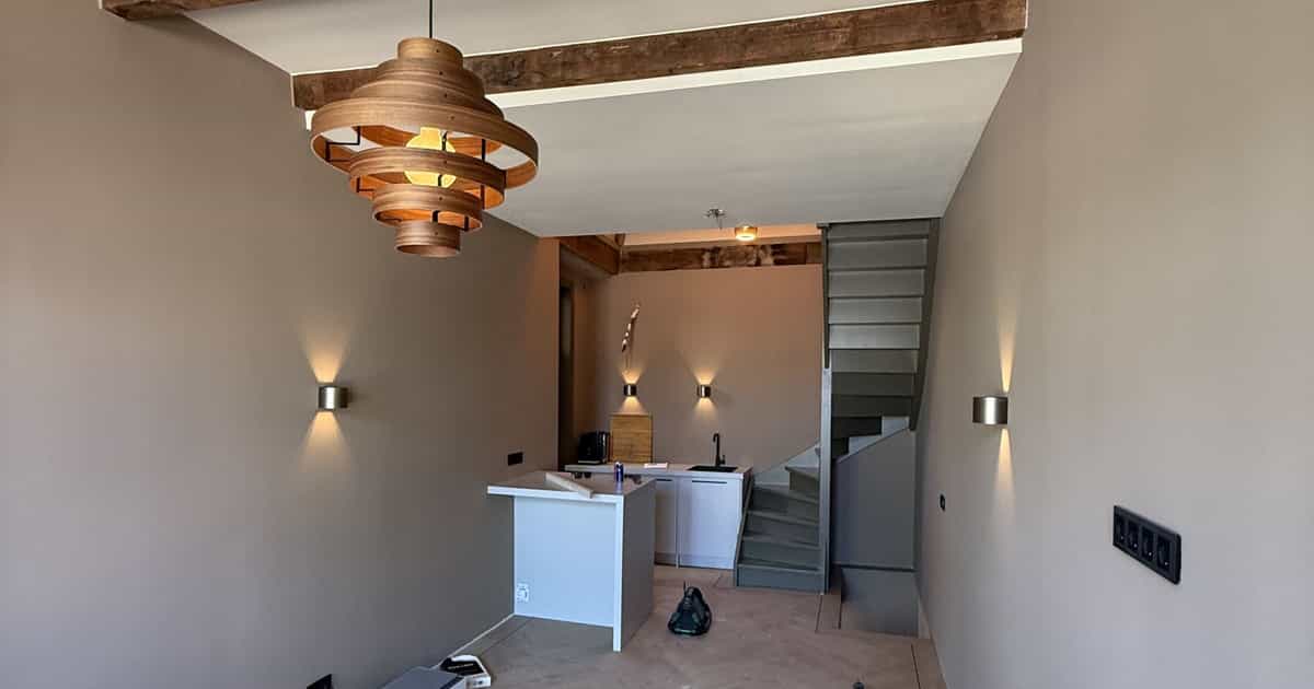 Renovated living space in the building on the Gedempte Zuiderdiep in Groningen